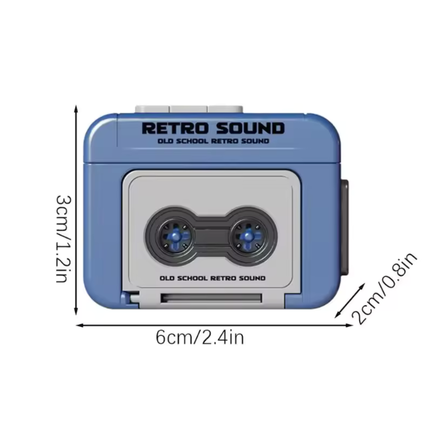 Vintage Style Voice Recording Keychain